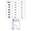 Softshellové kojenecké kalhoty New Baby růžové - vel. 68 (4-6m)