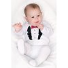 Body s potiskem New Baby smoking - dárkové balení - vel. 80 (9-12m)