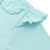 Kojenecký bavlněný overal New Baby Stripes ledově modrá - vel. 80 (9-12m)