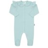 Kojenecký bavlněný overal New Baby Stripes ledově modrá - vel. 86 (12-18m)