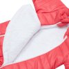 Zimní kojenecká kombinéza s kapucí a oušky New Baby Pumi red raspberry - vel. 62 (3-6m)