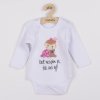 Body s potiskem New Baby Keď nespím ja, tak ani vy - darčekové balenie - vel. 50