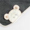 Jarní kojenecká čepička s šátkem na krk New Baby Sebastian šedá - vel. 80 (9-12m)