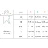 Zimní kojenecký overal Nicol Miki graphite - vel. 68 (4-6m)