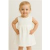 Kojenecké mušelínové šaty New Baby Elizabeth - vel. 56 (0-3m)