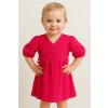 Kojenecké mušelínové šaty s dlouhým rukávem New Baby Elizabeth - vel. 80 (9-12m)