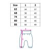 Kojenecké tepláčky a mikinka Koala Panther girl - vel. 68 (4-6m)