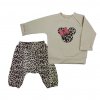 Kojenecké tepláčky a mikinka Koala Panther girl - vel. 68 (4-6m)