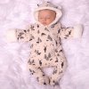 Zimní kojenecký overal Nicol Bambi - vel. 80 (9-12m)