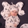 Kojenecké body s dlouhým rukávem Nicol Bambi zelená - vel. 86 (12-18m)