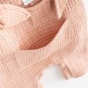 Kojenecké mušelínové lacláčky New Baby Comfort clothes růžová - vel. 68 (4-6m)