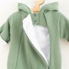 Kojenecká kombinéza s kapucí New Baby Frosty mint - vel. 56 (0-3m)