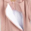 Kojenecká kombinéza s kapucí New Baby Frosty pink - vel. 68 (4-6m)