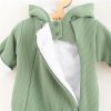 Kojenecká kombinéza s kapucí New Baby Frosty mint - vel. 80 (9-12m)