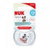 Šidítko Space NUK 6-18m Disney Mickey Mouse červená - vel. 6-18 m