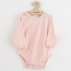 Kojenecké celorozepínací body New Baby Classic II medvídek bílý - vel. 56 (0-3m)