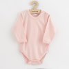 Kojenecké celorozepínací body New Baby Classic II Holka 3ks růžová - vel. 62 (3-6m)