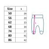 Kojenecké polodupačky New Baby Classic II medvídek bílý - vel. 80 (9-12m)