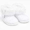 Kojenecké zimní krajkové kozačky New Baby 3-6 m bílé - vel. 3- 6 m