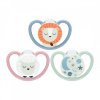 Šidítko NUK Happy Nights 6-18m 2ks/BOX kluk - vel. 6-18 m