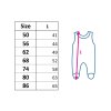 Kojenecké dupačky New Baby Classic II Uni 3ks mátová - vel. 80 (9-12m)
