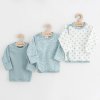 Kojenecká košilka New Baby Classic II Uni 3ks mátová - vel. 62 (3-6m)
