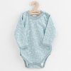 Kojenecké celorozepínací body New Baby Classic II Uni 3ks mátové - vel. 50