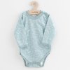 Kojenecké celorozepínací body New Baby Classic II Uni 3ks mátové - vel. 62 (3-6m)