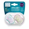 Šidítko Avent Ultra air 2ks 0- 6 m holčička - vel. 0-6 m