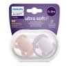 Šidítko Avent Ultrasoft Premium 0-6 m 2ks holčička - vel. 0-6 m