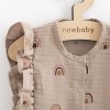 Letní kojenecké mušelínové šaty New Baby Rainbow - vel. 62 (3-6m)