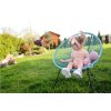 Kojenecká mušelínová čelenka New Baby Leny peach - vel. 62 (3-6m)