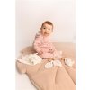 Mušelínová hrací deka New Baby Leaf beige