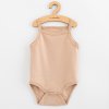 Kojenecké body bez rukávů New Baby Classic II světle béžové holka - vel. 62 (3-6m)