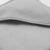 Dětská froté osuška s kapucí New Baby BASIC 100x100 šedá