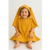 Dětské mušelínové pončo New Baby Feeling světle šedé 35 cm - vel. XL