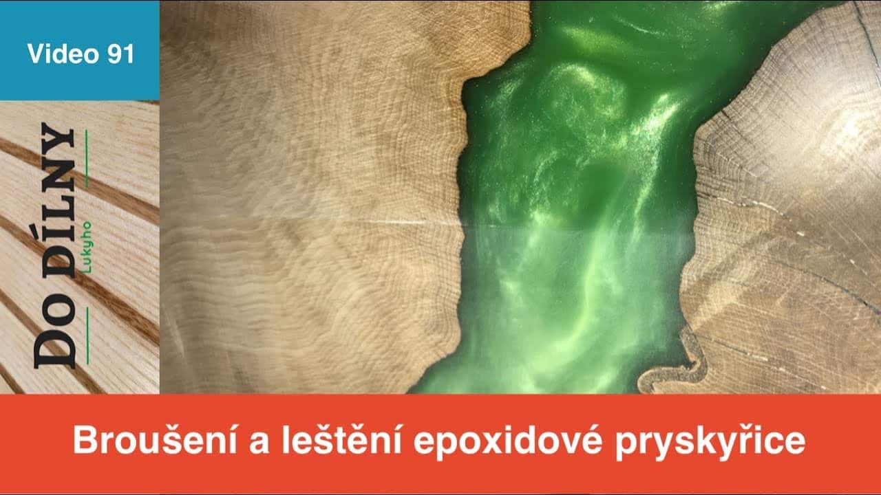 Broušení a leštění epoxidové pryskyřice