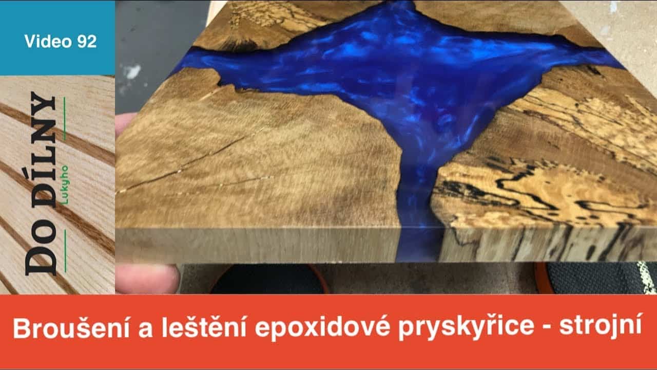 Broušení a leštění epoxidové pryskyřice – strojní