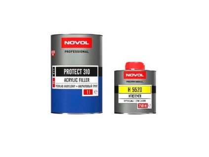 NOVOL plnič PROTECT 310 4:1 ŠEDÝ, 1 l + 0,25 l tužidlo
