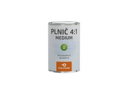 BKP POLYKAR PLNIČ 4:1 MEDIUM ČERNÝ 1 l (včetně tužidla)