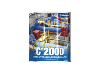 C2000, (C 2000, C-2000), barva nitrocelulózová základní na kov 0100 bílá 10 kg