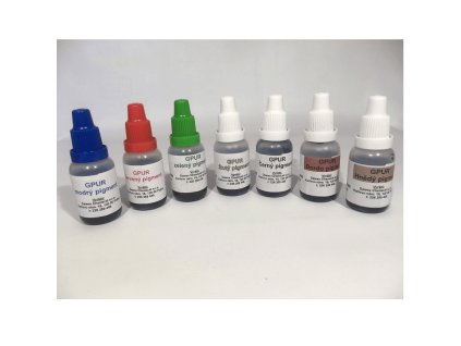 GPUR pigment MODRÝ 15 g, Kapalný, Průhledný