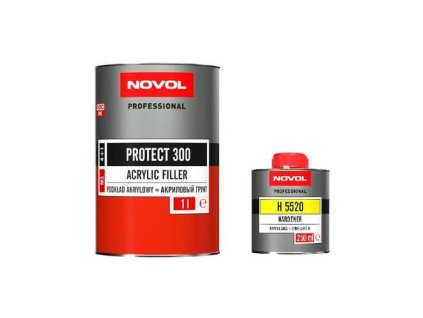 NOVOL plnič PROTECT 300 červený, 1 l + 0,25 l tužidla
