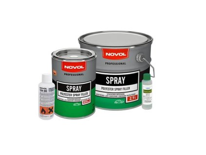 NOVOL stříkací tmel - SPRAY, 4,05 kg (2,7 l) včetně tužidla