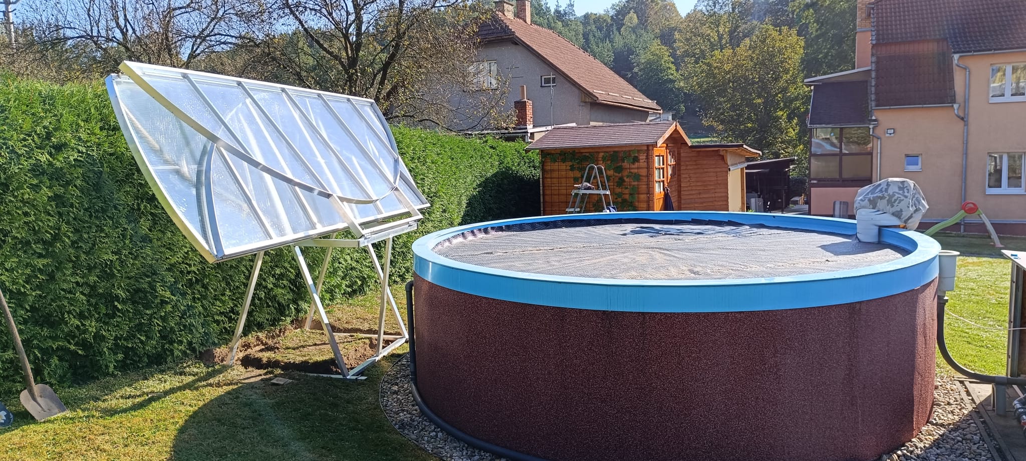Realizace zastřešení bazénu HP11
