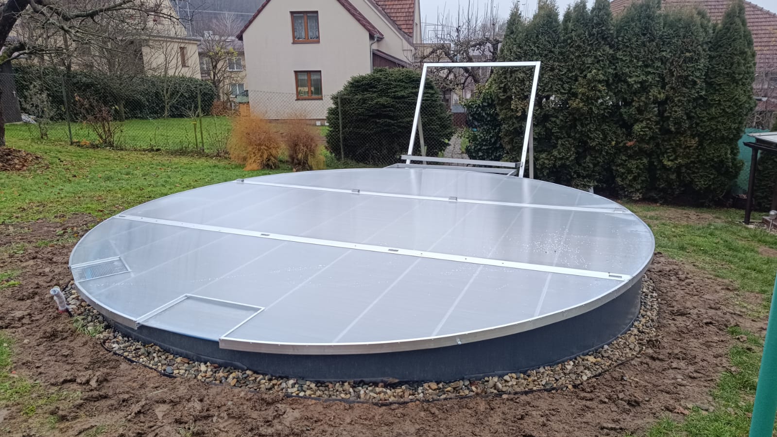 Realizace zastřešení bazénu HP12