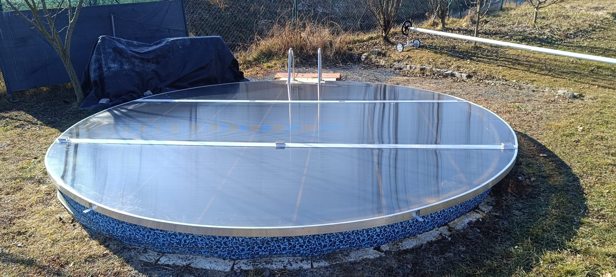 Realizace zastřešení bazénu HP17