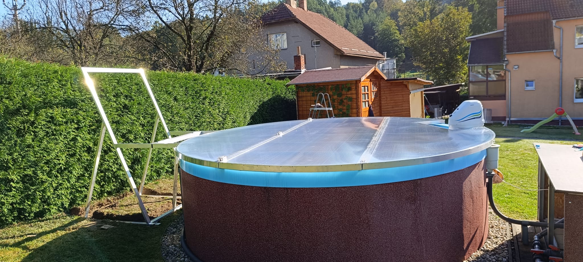 Realizace zastřešení bazénu HP9