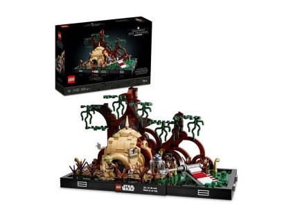 LEGO® Star Wars™ Jediský trénink na planetě Dagobah™ – diorama