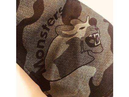 BAVLNĚNÁ ROUŠKA DVOUVRSTVÁ Tmavá - army